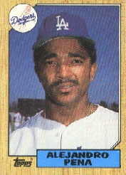 1987 Topps Baseball Cards      787     Alejandro Pena